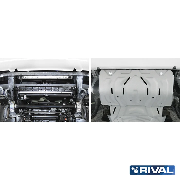 Rival Unterfahrschutz Alu 4mm für Fiat Fullback, 2016-heute, 2,4D, Kühler – Bild 3